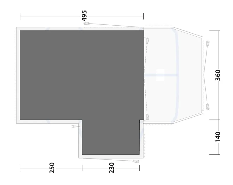 Outwell Airville 6SA Footprint-1